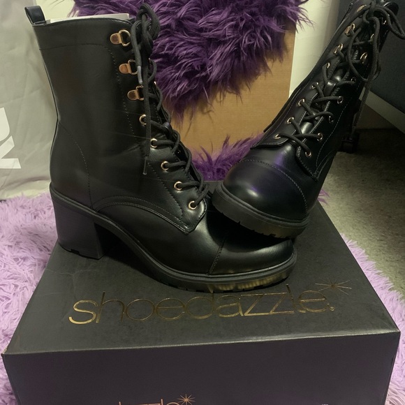 JAY BLOCK HEEL COMBAT BOOT - Picture 5 of 5